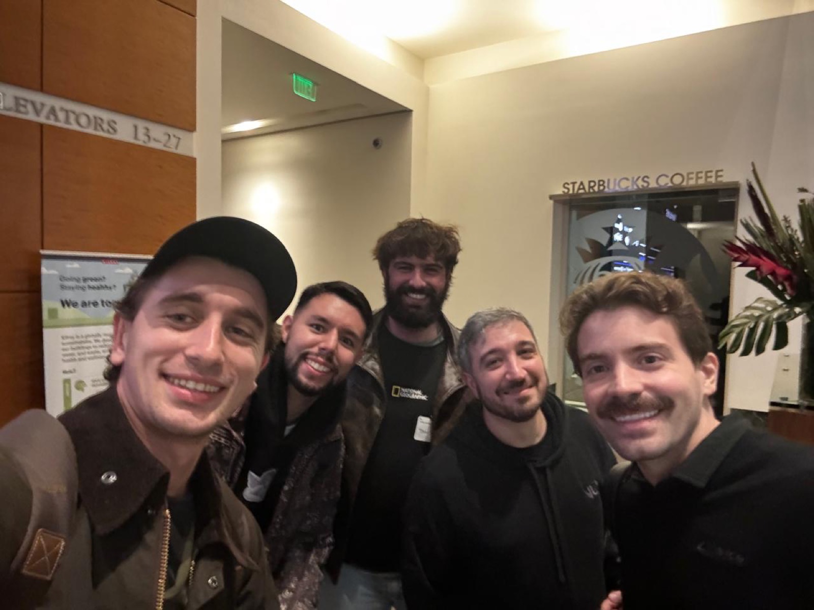 San Francisco, after a Vercel event. Left to right: Eugenio Scafati (CEO), Nico Marcantonio (CPO), me, Evil Rabbit and Guillermo Rauch.