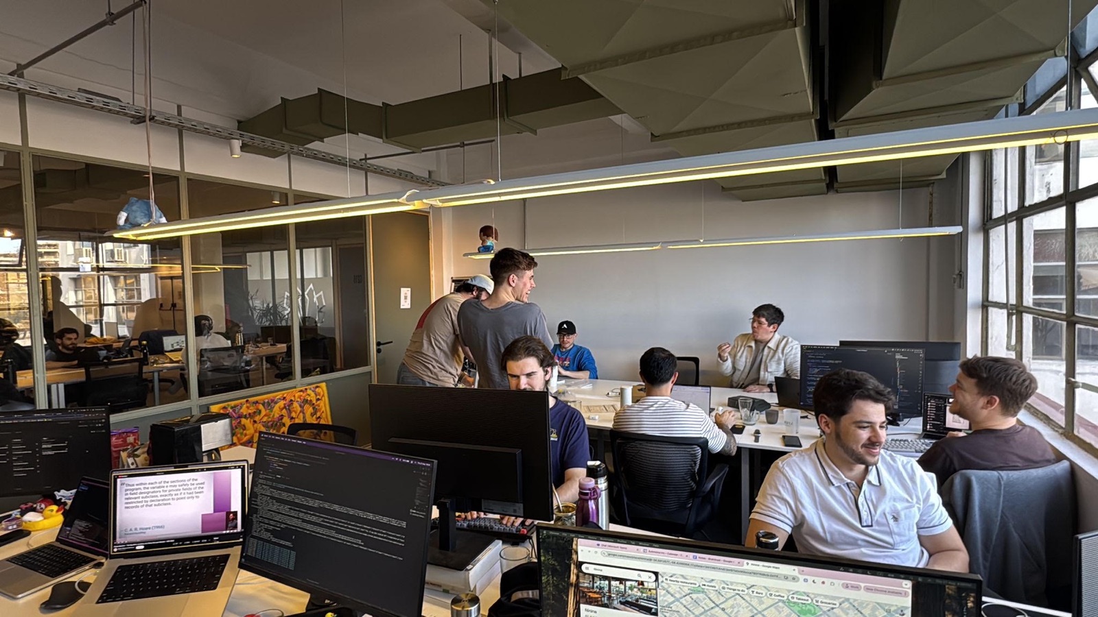 The third office, a few hires later.